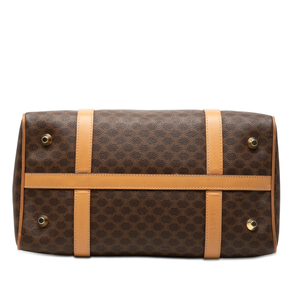 Pre-Loved Celine Macadam Coated Canvas Boston Bag - Picture 3 of 6
